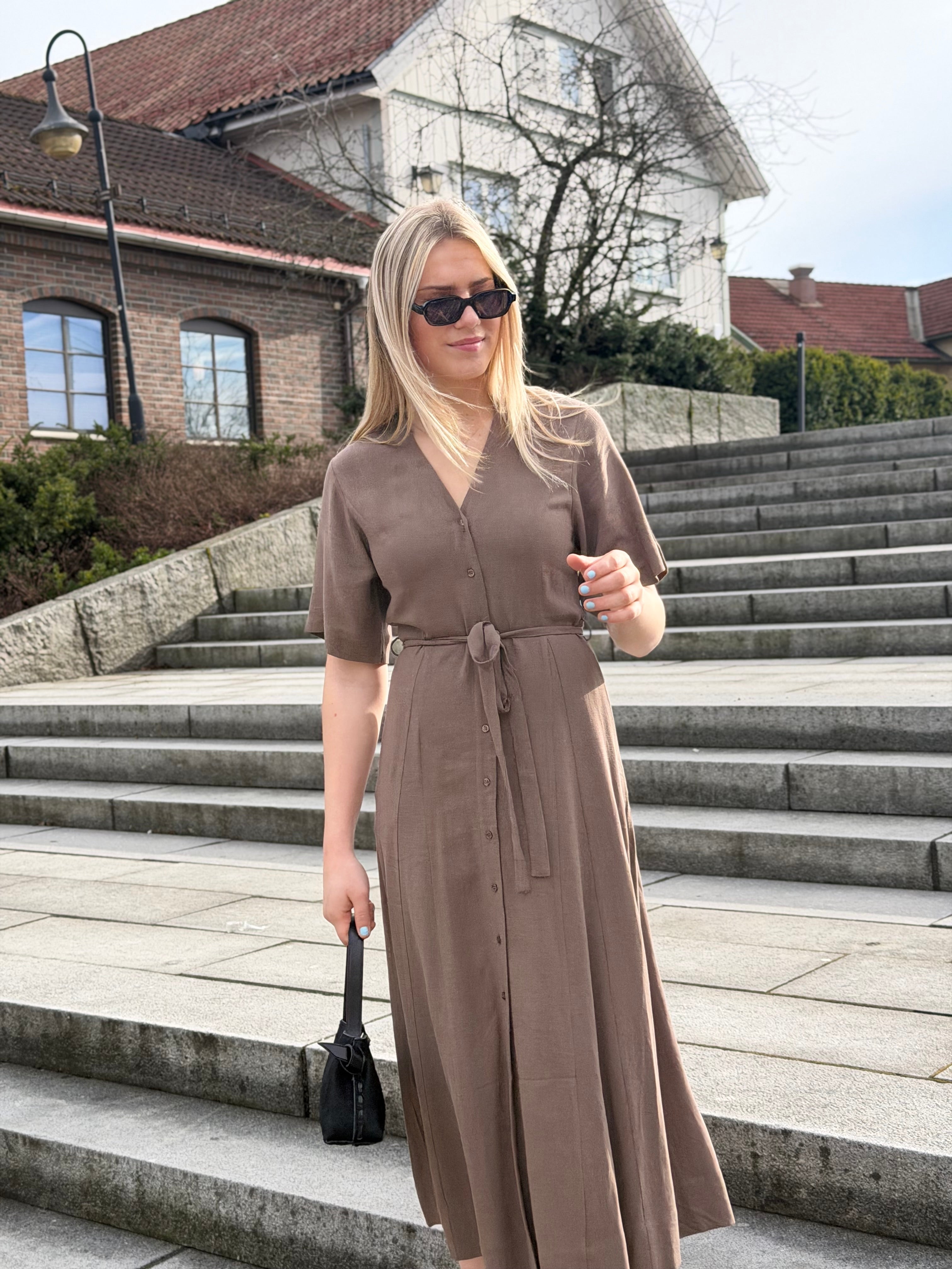 SLWVIVA Long Dress - Chocolate Chip